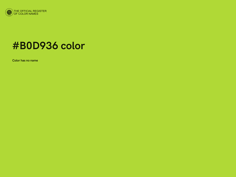 #B0D936 color image