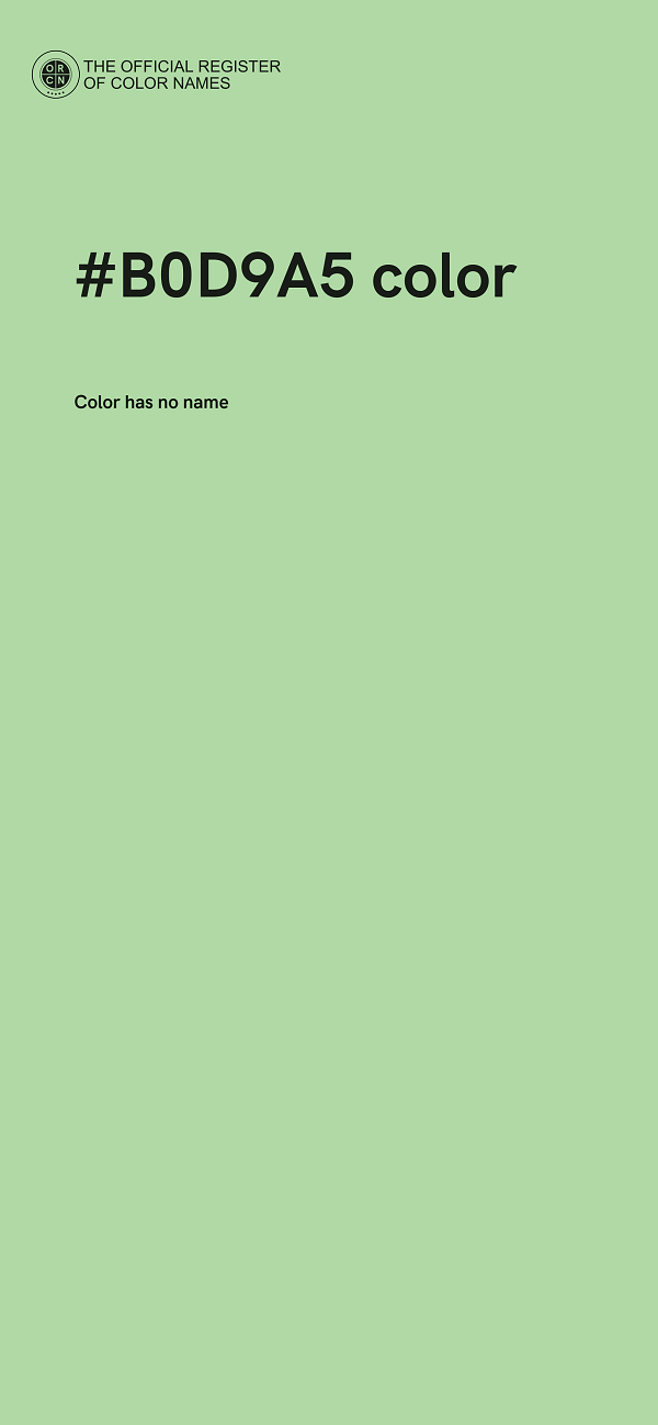 #B0D9A5 color image