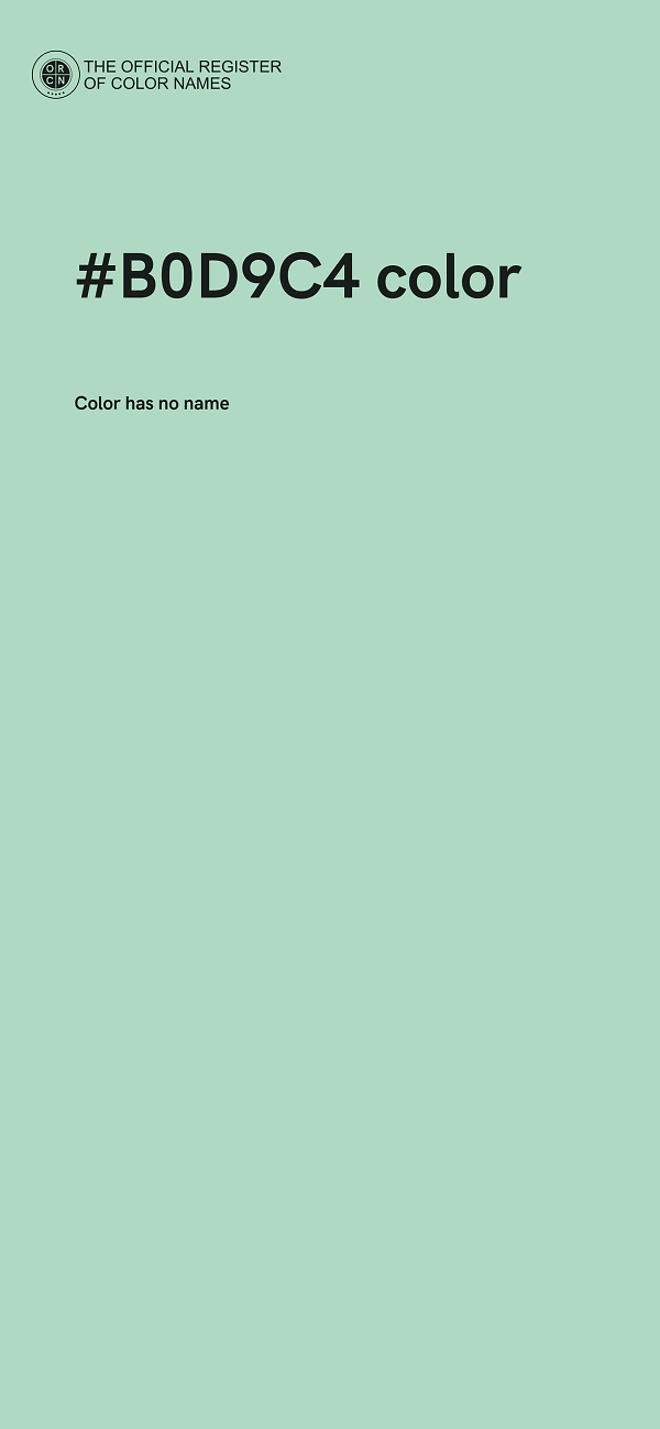 #B0D9C4 color image