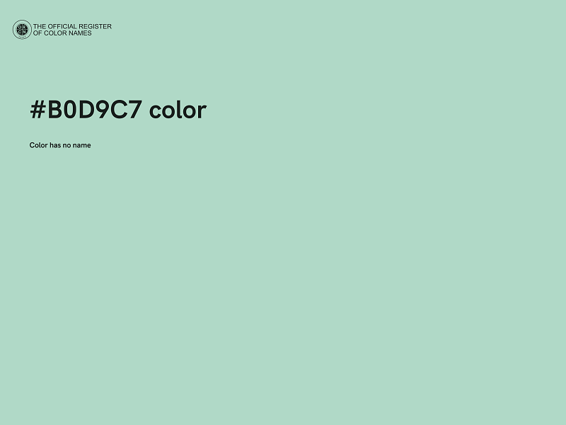 #B0D9C7 color image