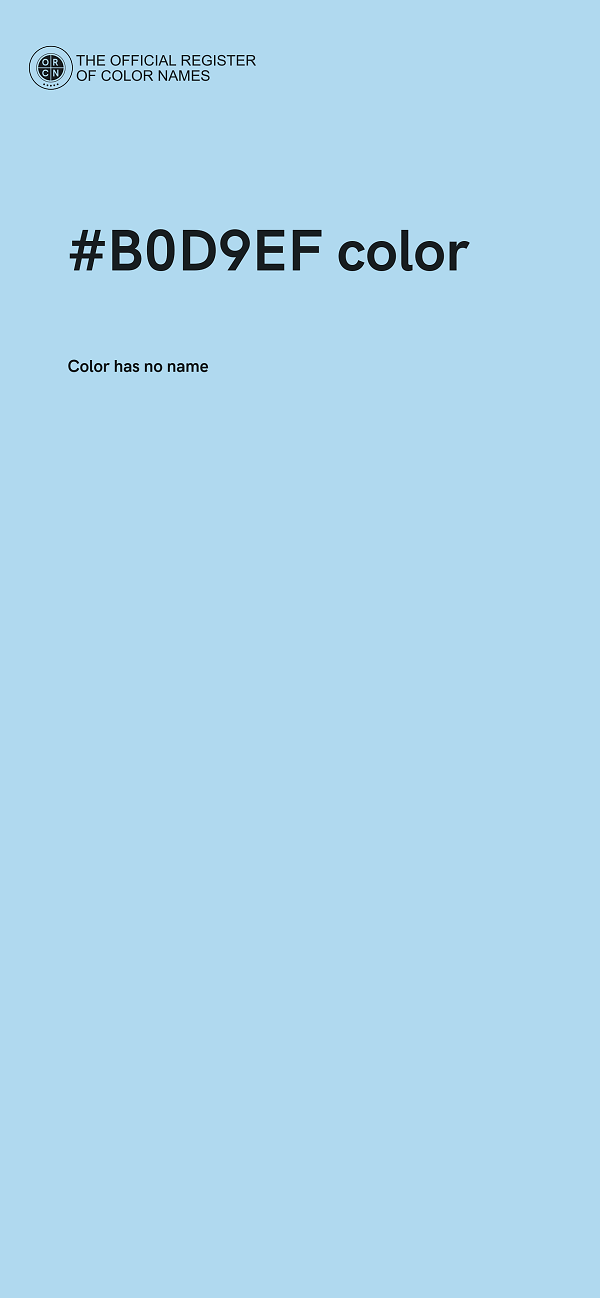 #B0D9EF color image