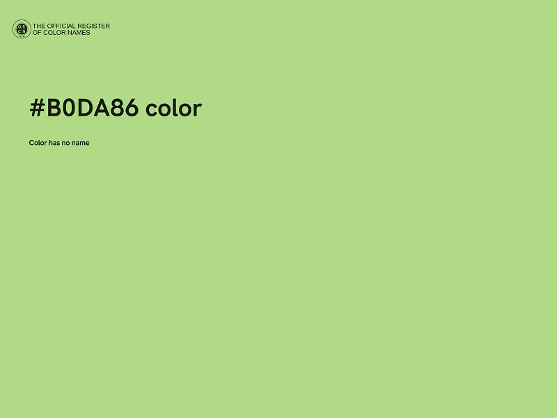 #B0DA86 color image