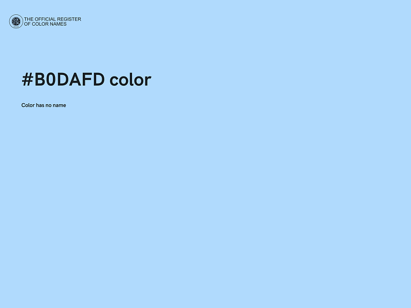 #B0DAFD color image