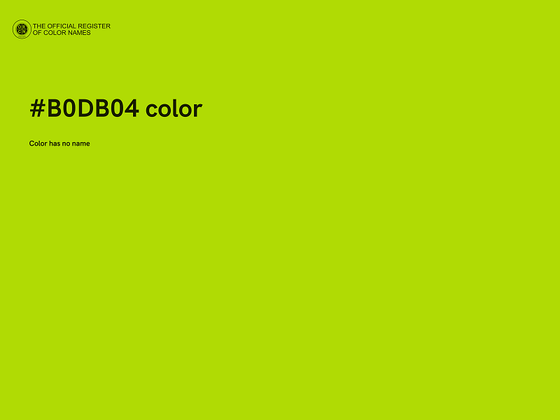 #B0DB04 color image