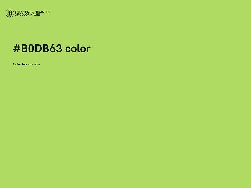 #B0DB63 color image