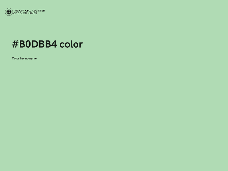 #B0DBB4 color image