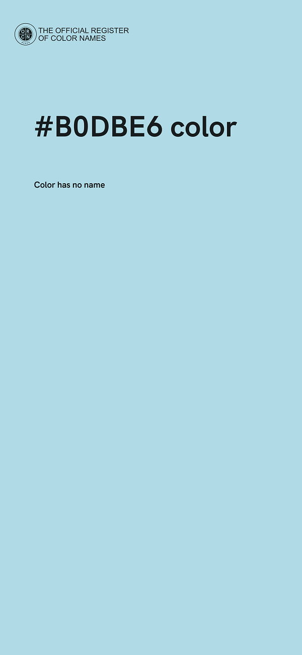 #B0DBE6 color image
