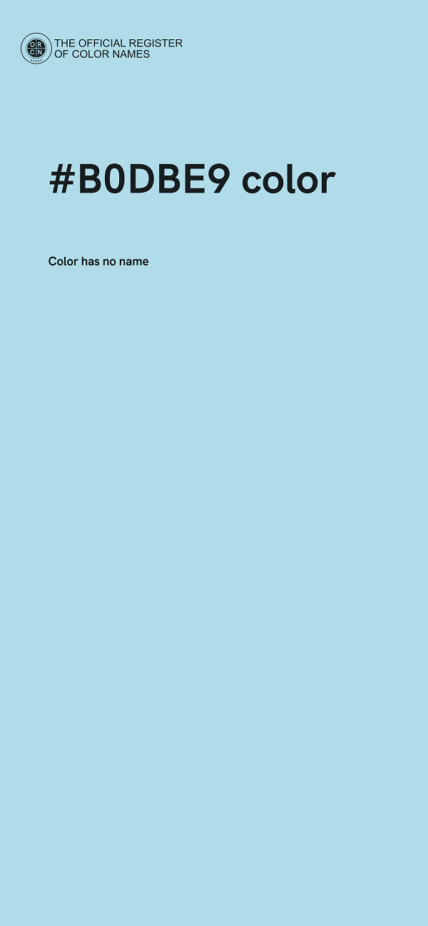 #B0DBE9 color image