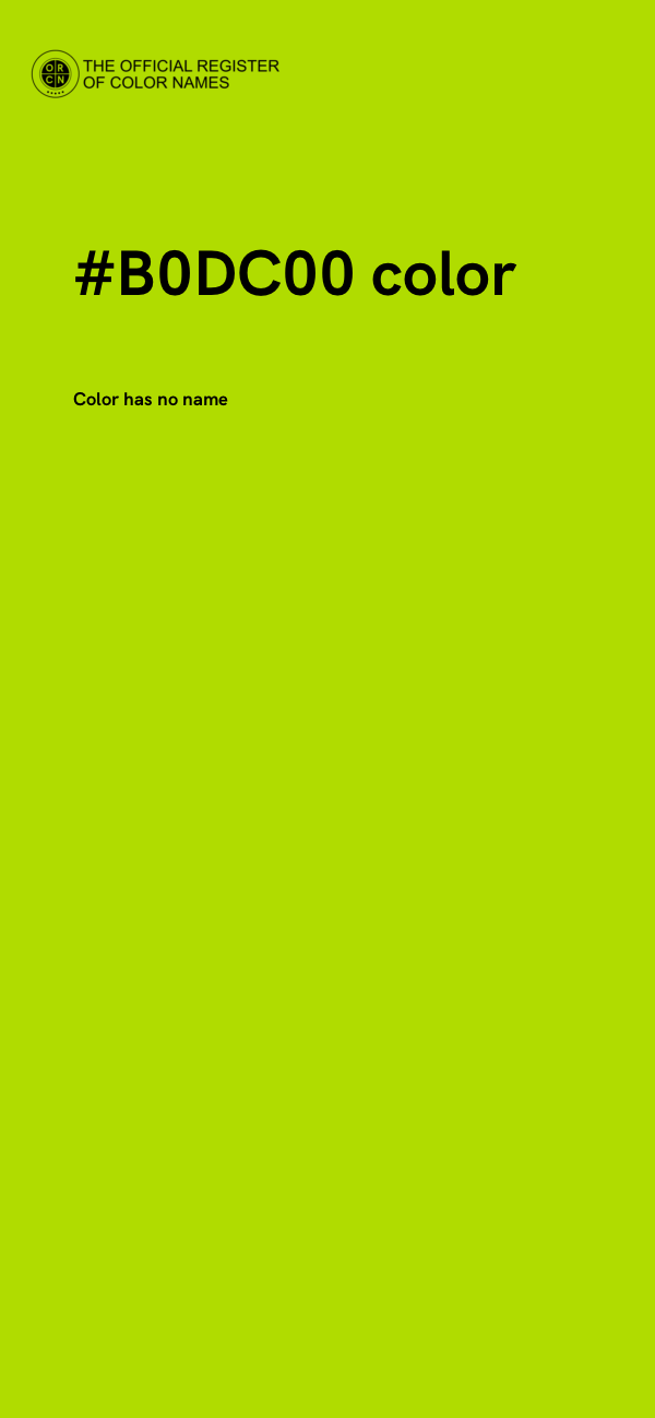 #B0DC00 color image