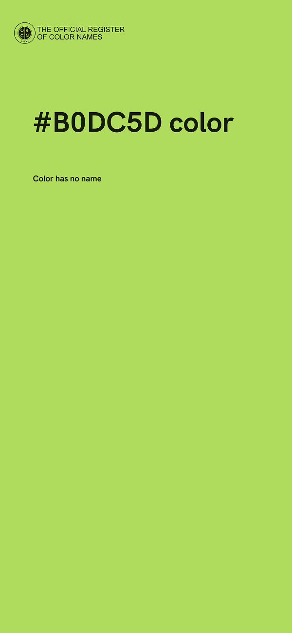#B0DC5D color image