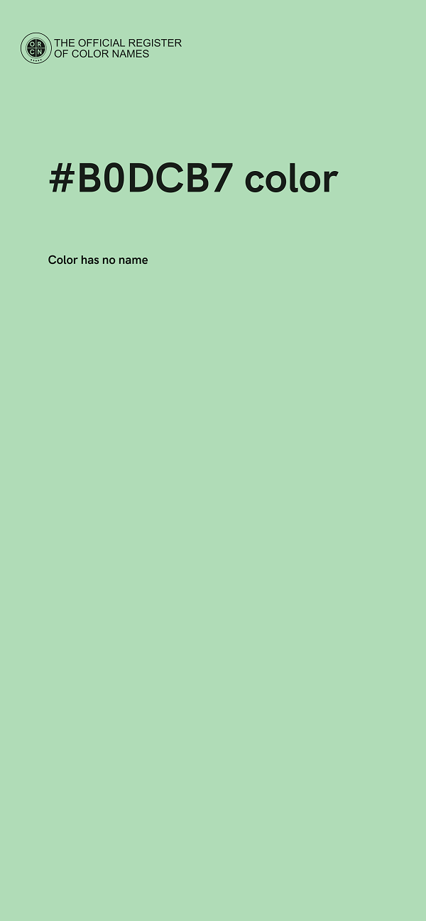 #B0DCB7 color image
