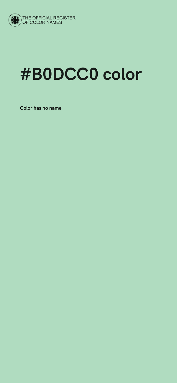 #B0DCC0 color image