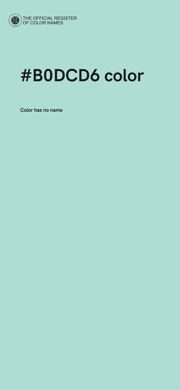 #B0DCD6 color image