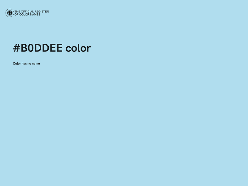 #B0DDEE color image