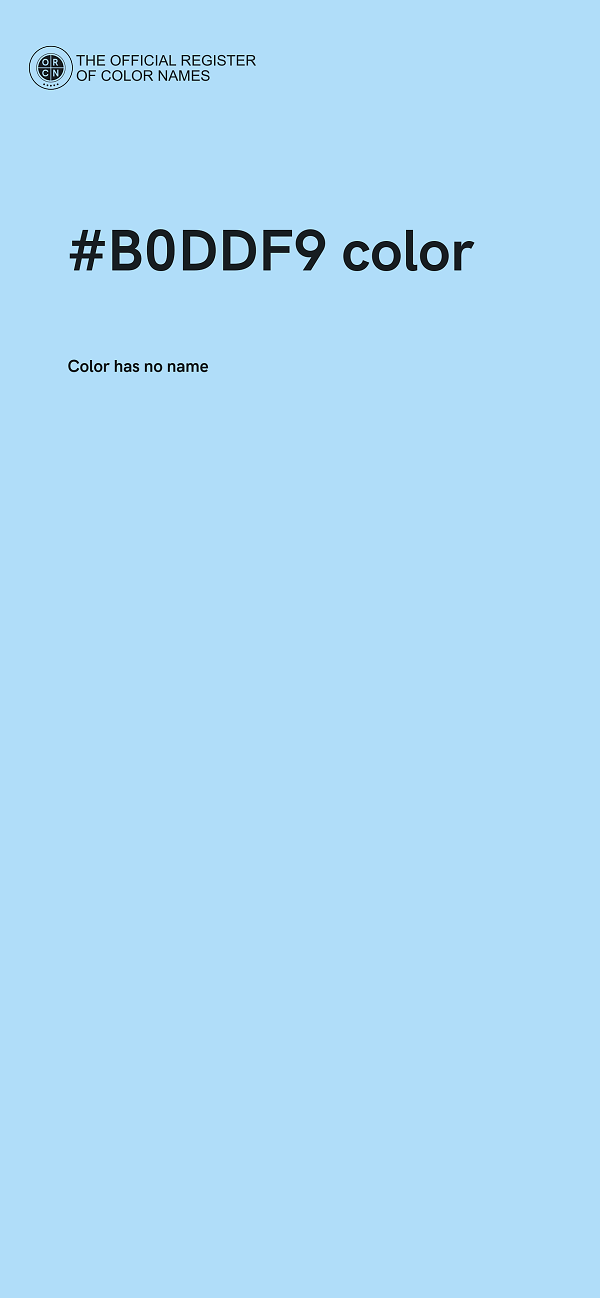 #B0DDF9 color image
