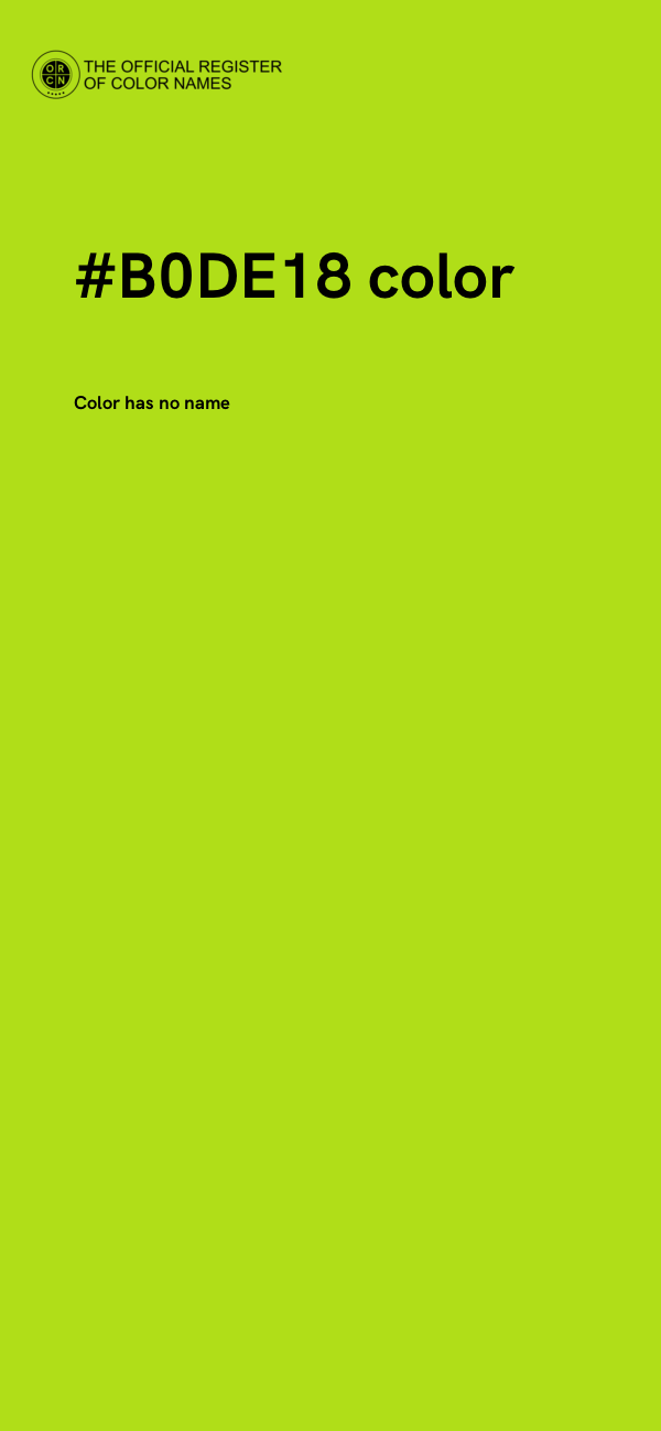 #B0DE18 color image