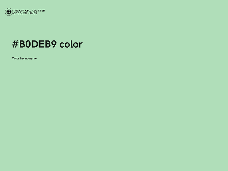 #B0DEB9 color image