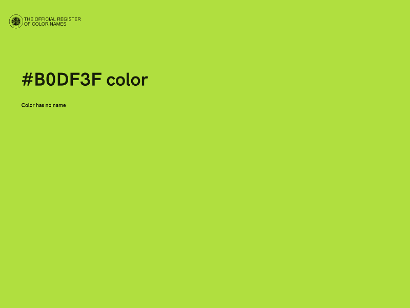 #B0DF3F color image