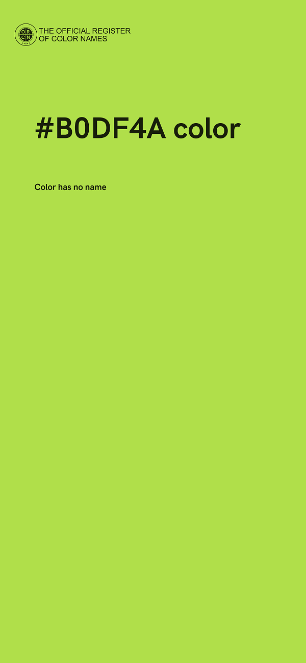 #B0DF4A color image