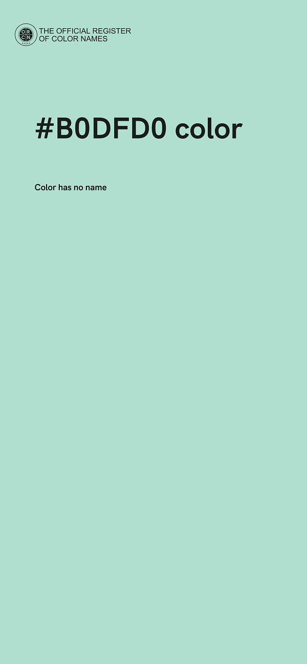 #B0DFD0 color image