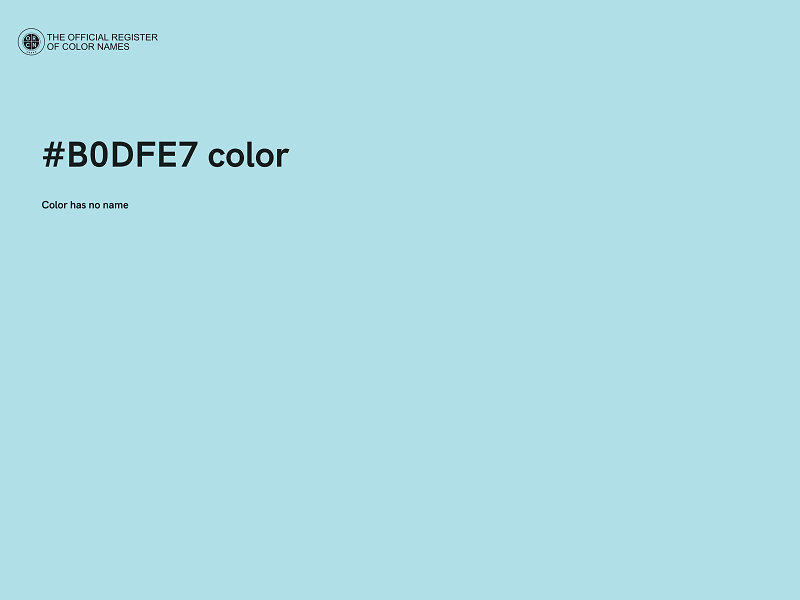 #B0DFE7 color image