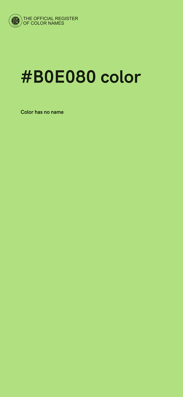 #B0E080 color image