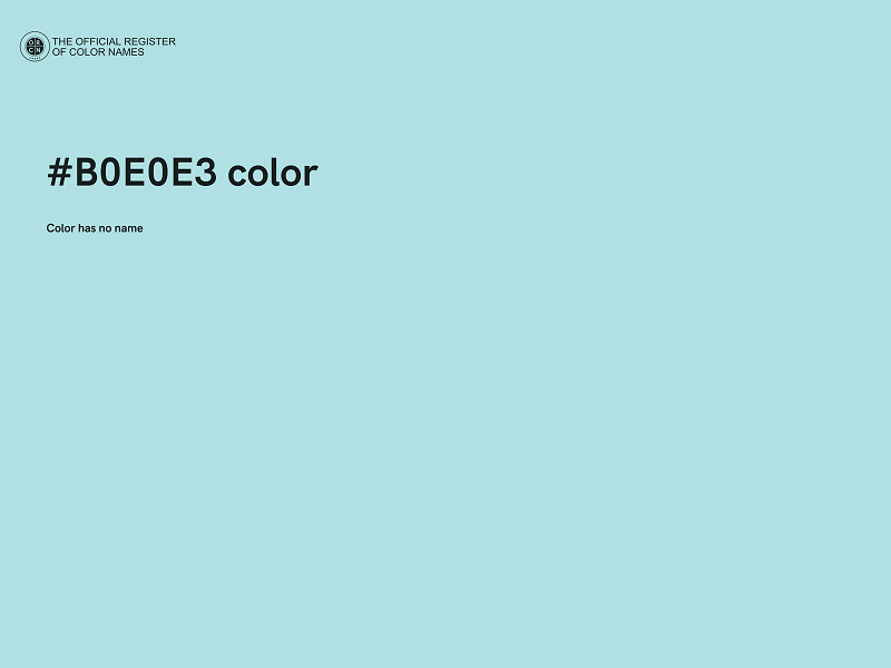 #B0E0E3 color image