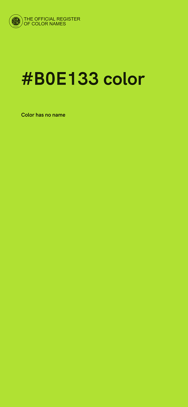 #B0E133 color image