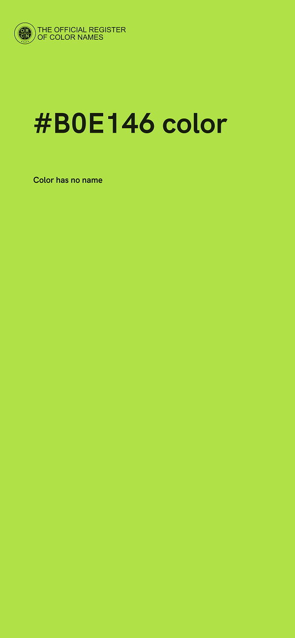 #B0E146 color image