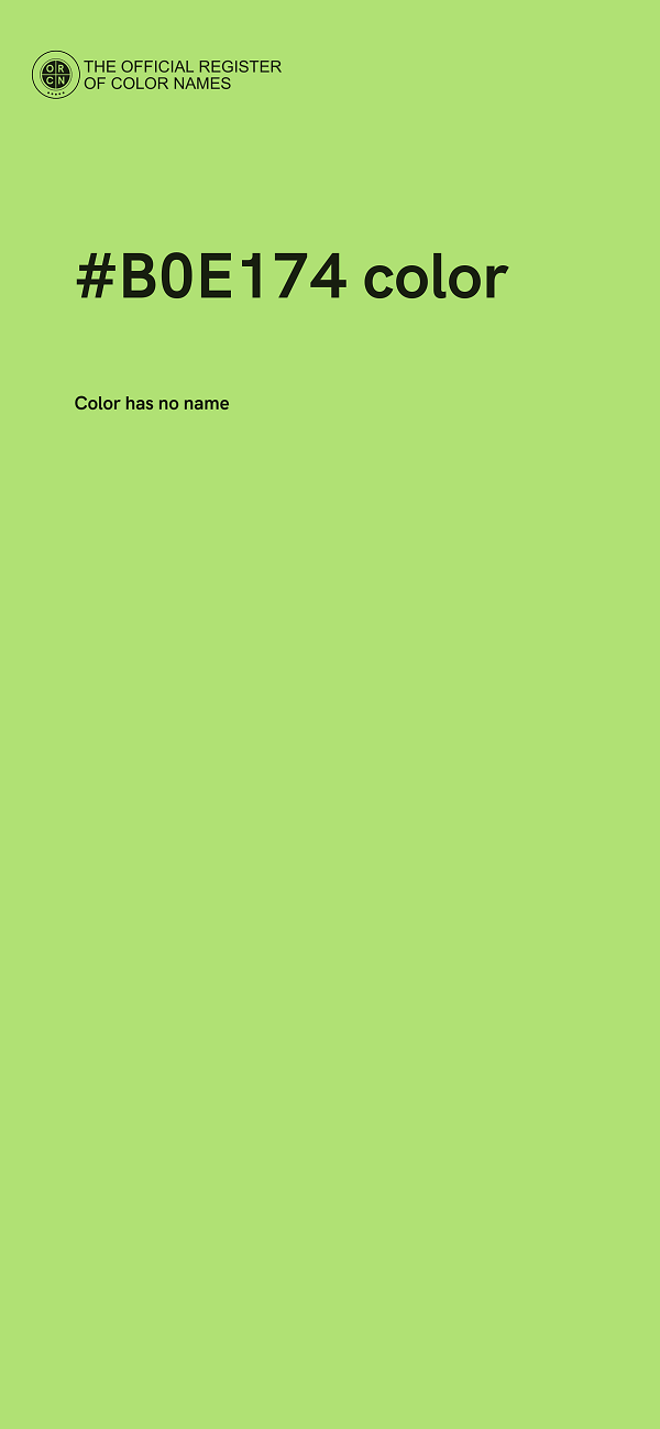 #B0E174 color image