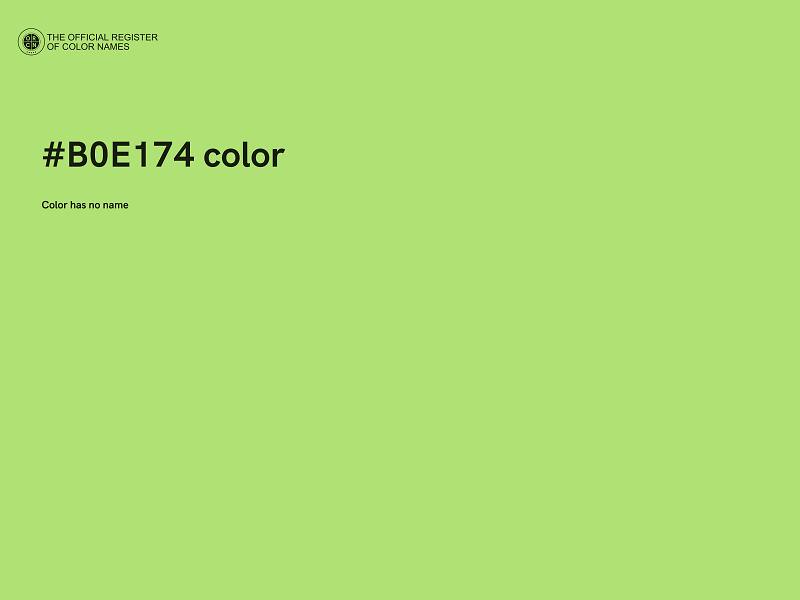 #B0E174 color image