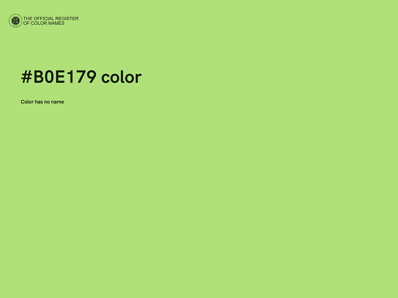 #B0E179 color image