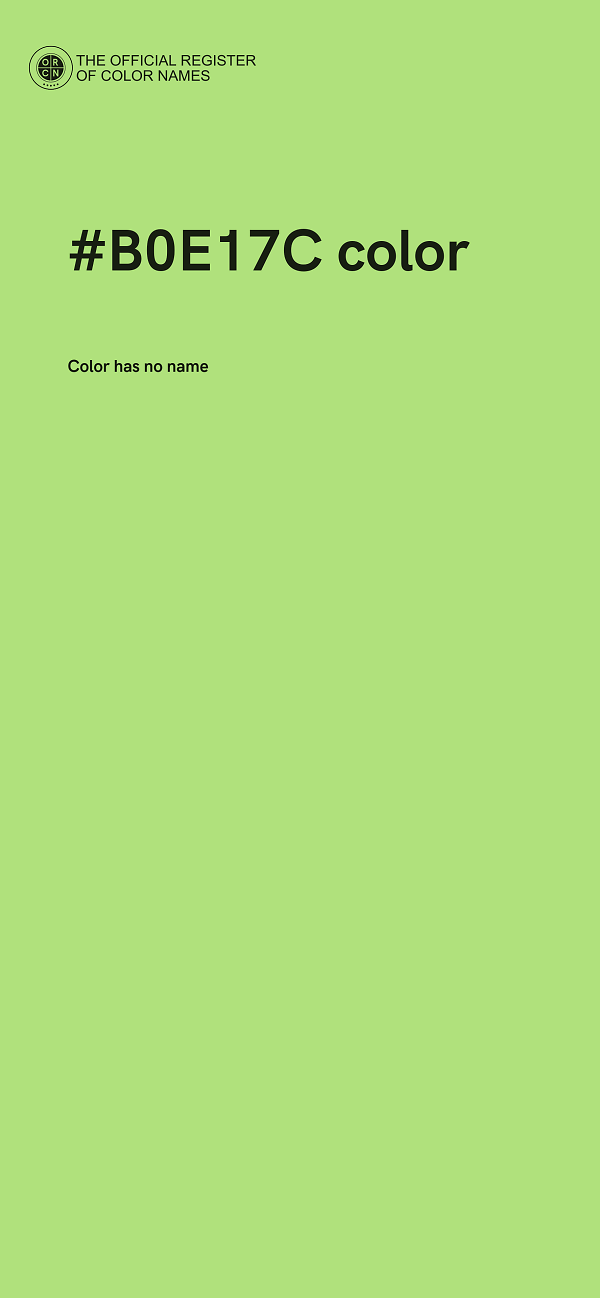 #B0E17C color image