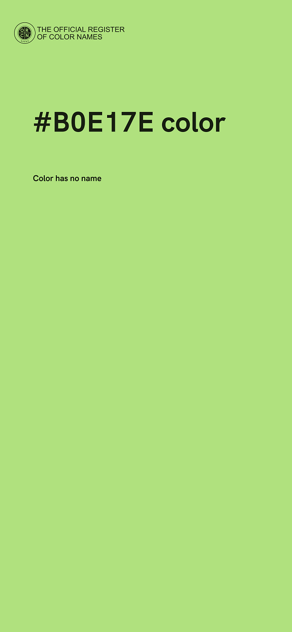 #B0E17E color image