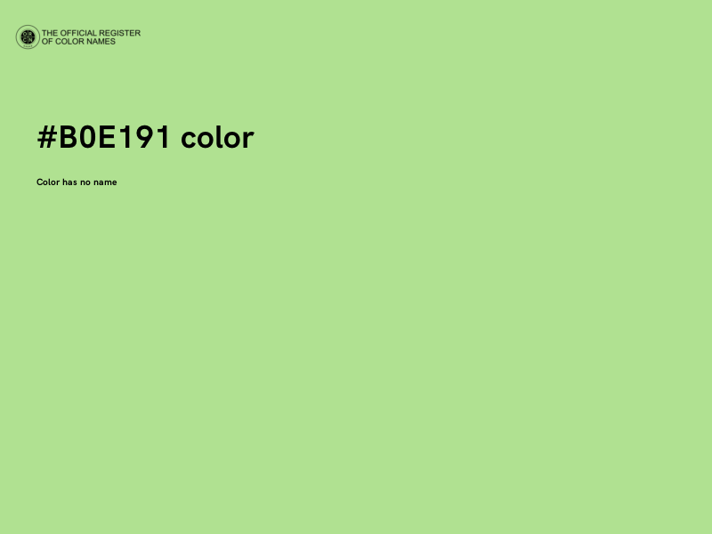 #B0E191 color image