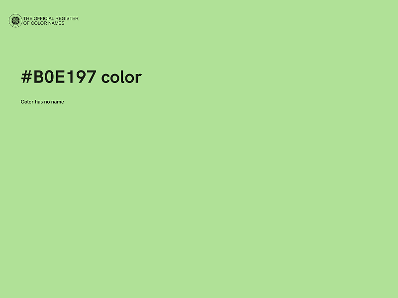 #B0E197 color image