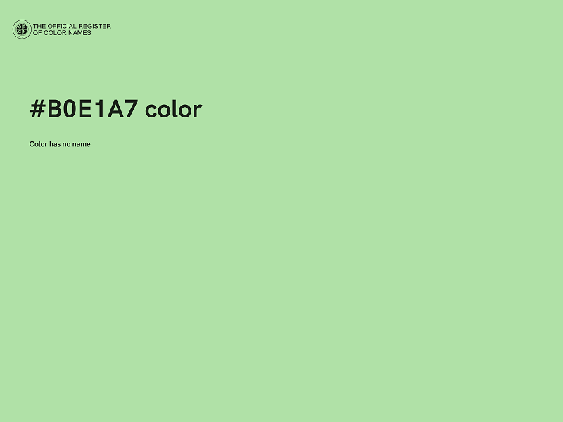 #B0E1A7 color image
