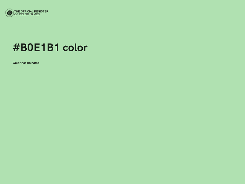 #B0E1B1 color image