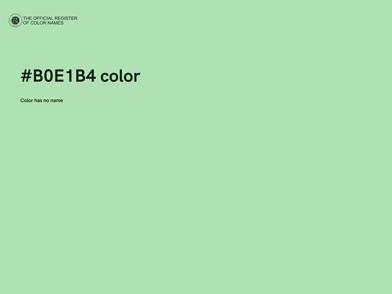 #B0E1B4 color image