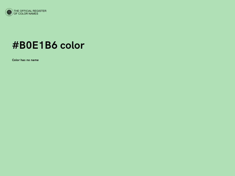 #B0E1B6 color image