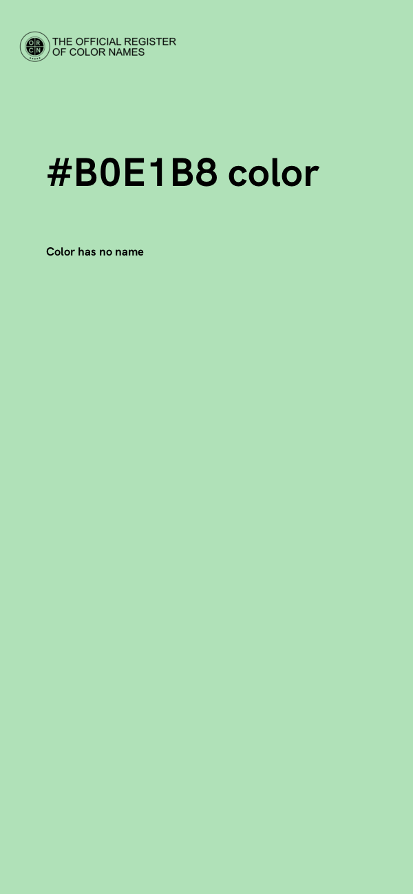 #B0E1B8 color image