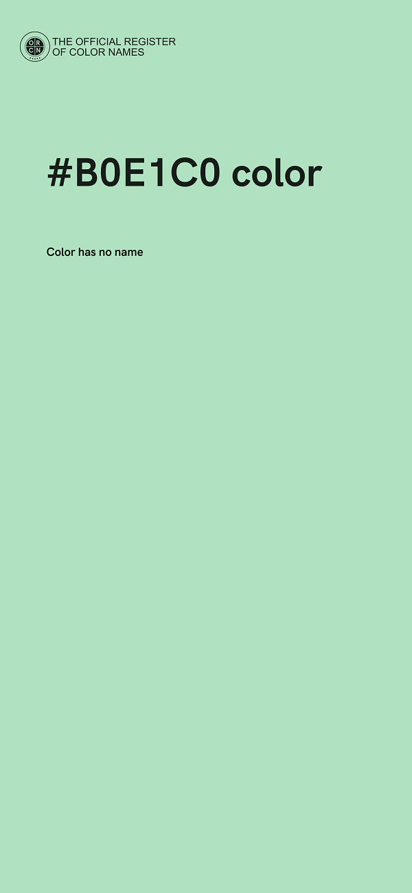 #B0E1C0 color image