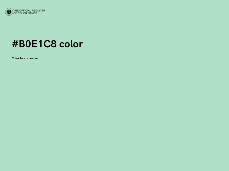 #B0E1C8 color image