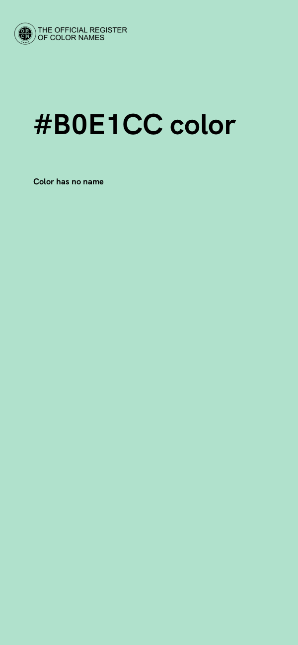 #B0E1CC color image