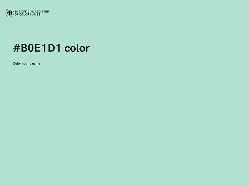 #B0E1D1 color image