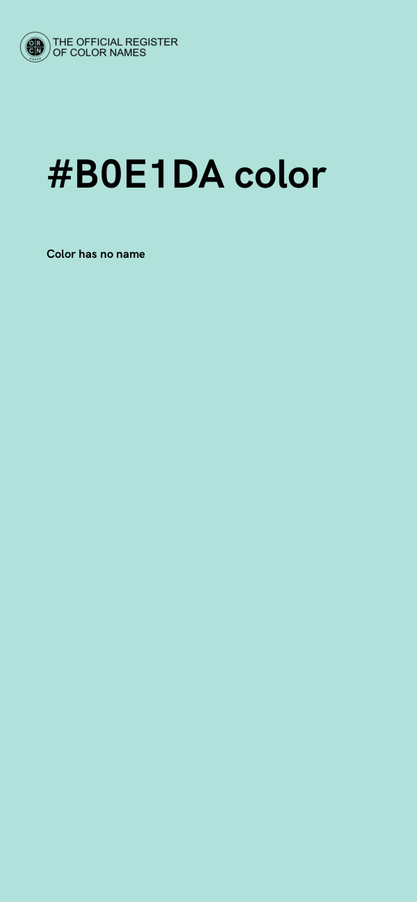 #B0E1DA color image