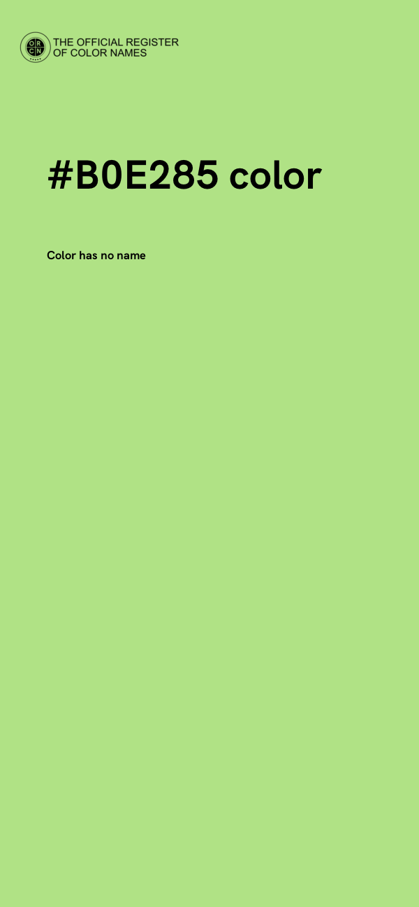 #B0E285 color image