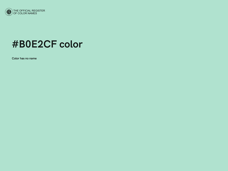 #B0E2CF color image