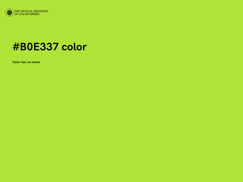 #B0E337 color image