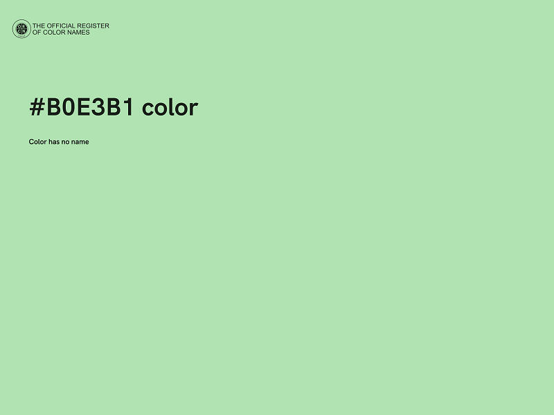 #B0E3B1 color image